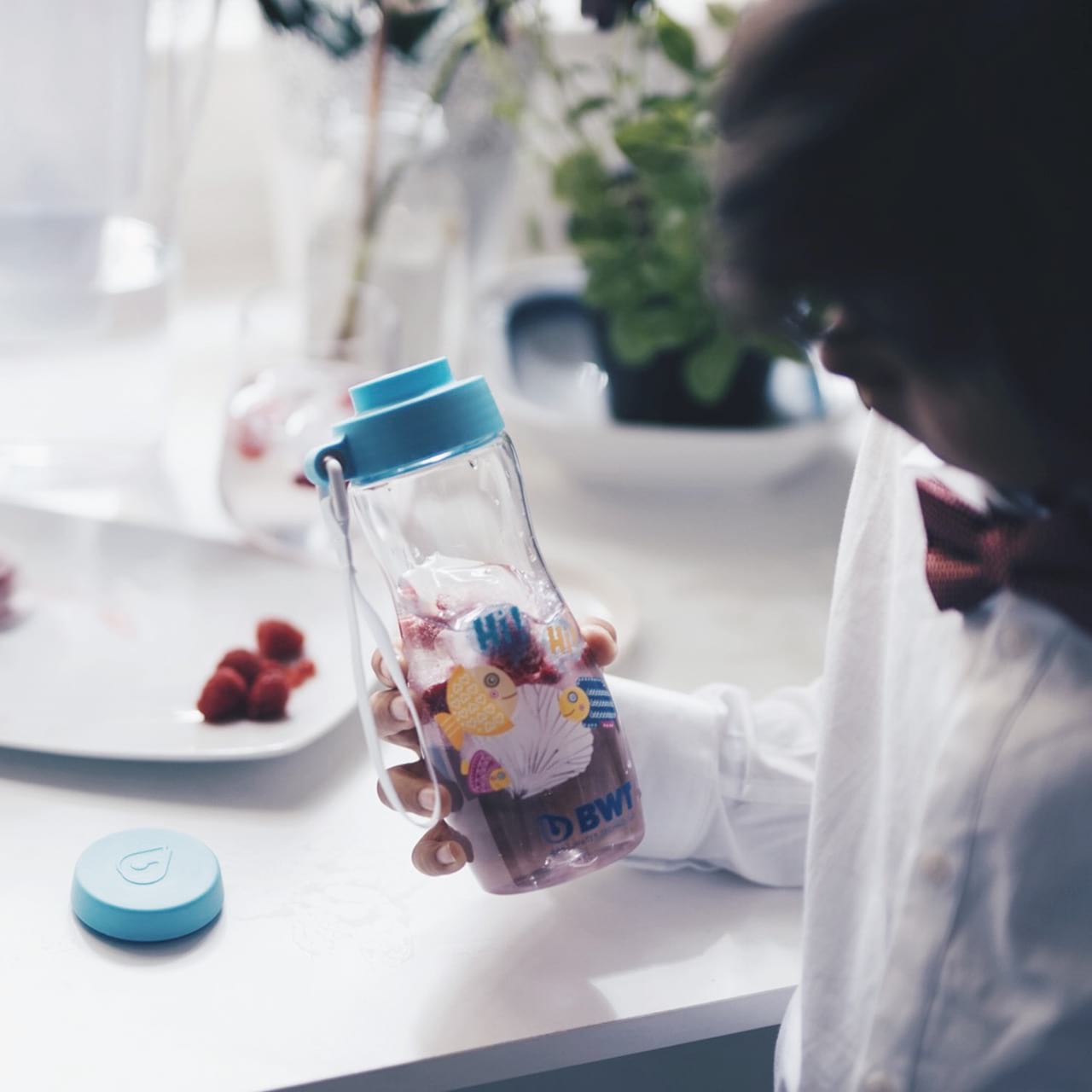 Kinderauge trinkt mit - Copyright: Nicole Dechow