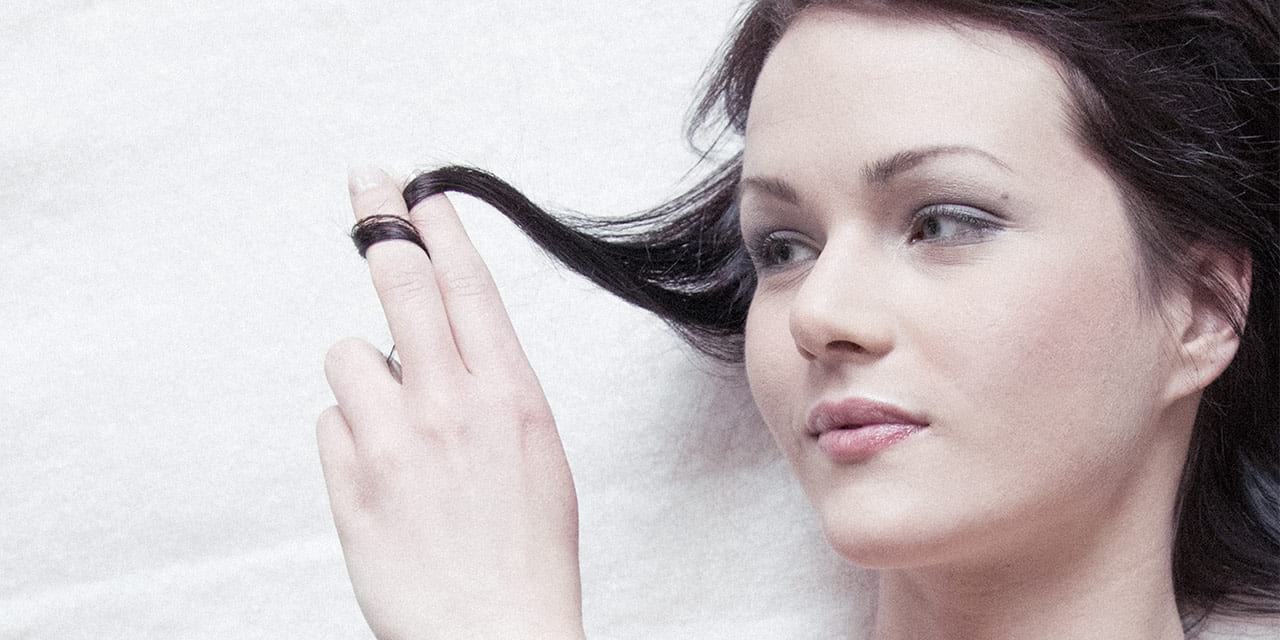 Haare bei weichem Wasser