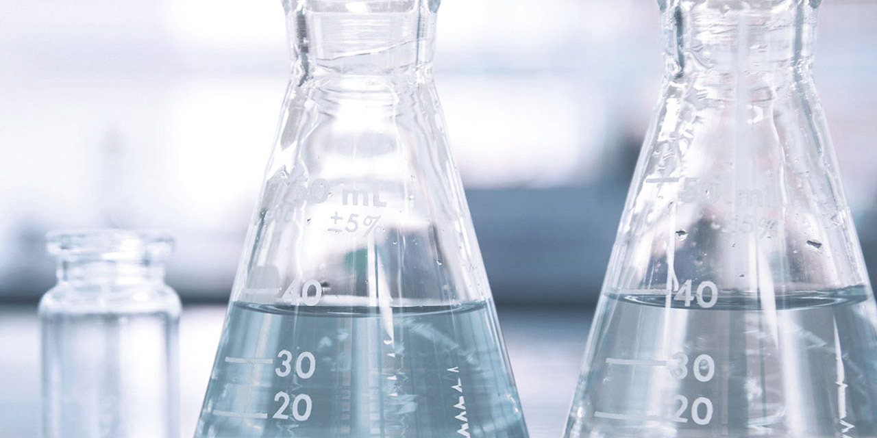 Purified water in vials