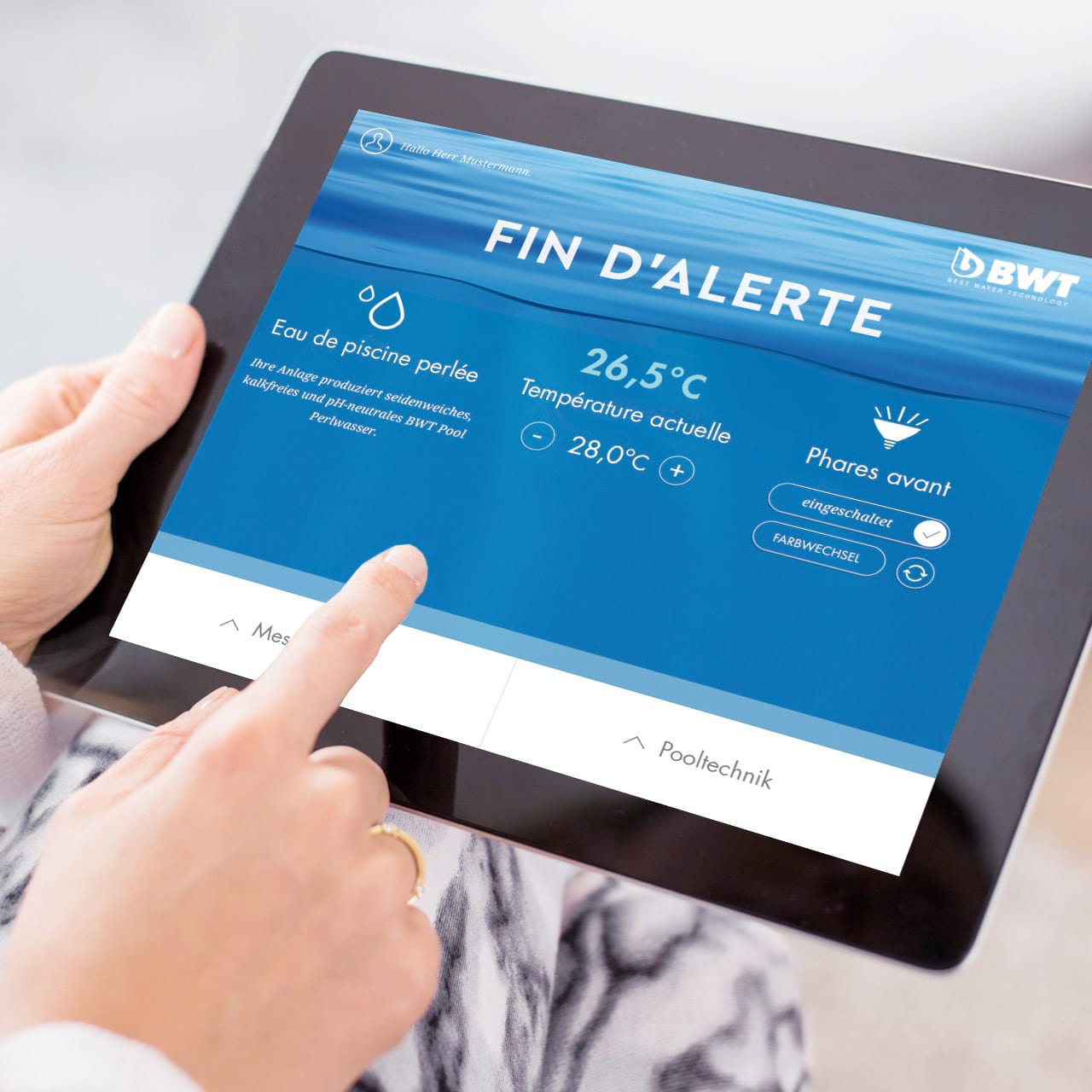 BWT Écran tactile Poolmatic