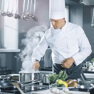 Chef cooking