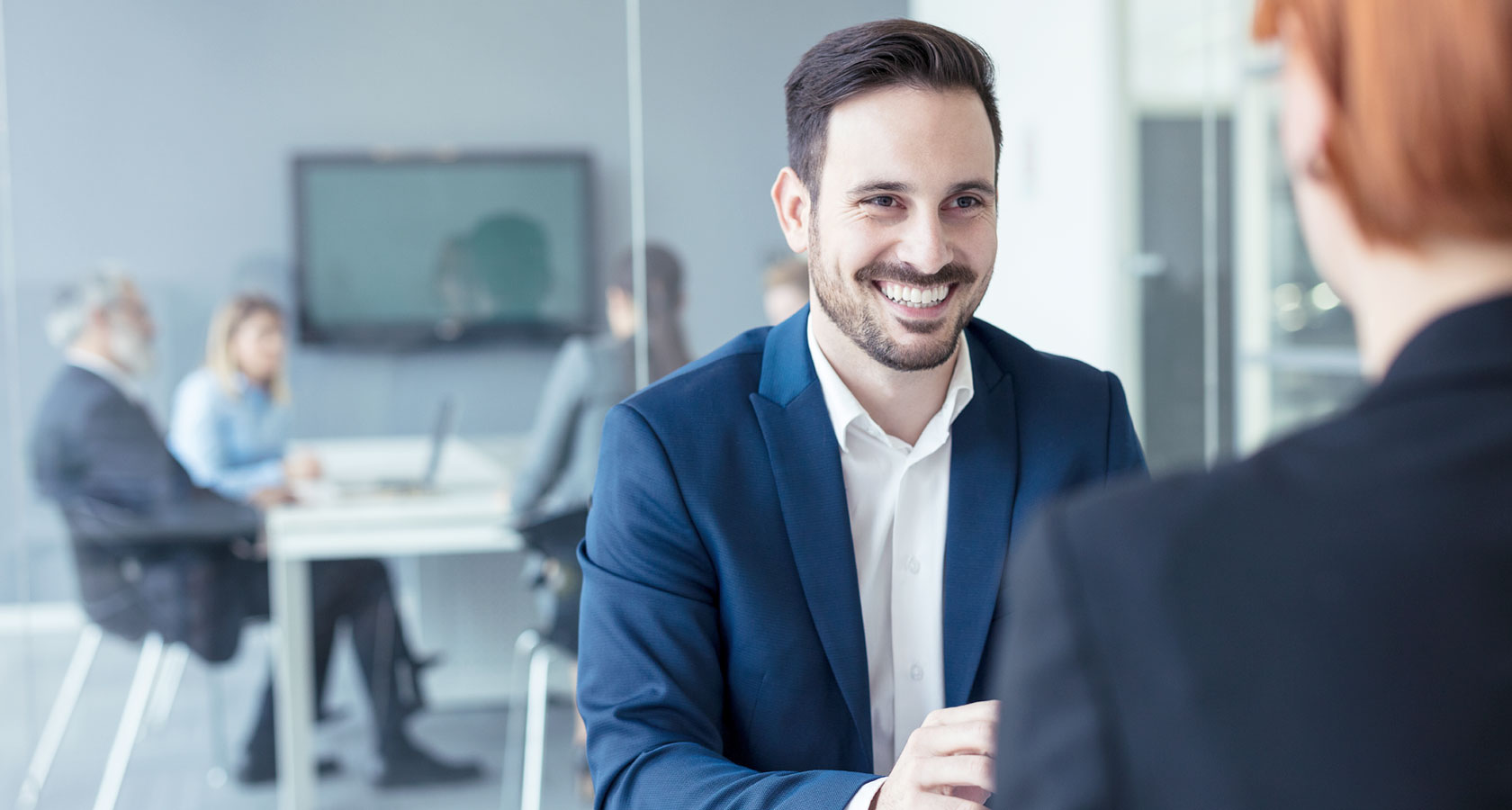 Mitarbeiter in Besprechung